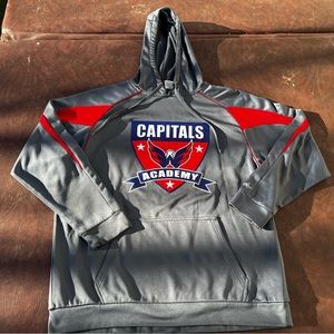 Alleson Athletic Washington Capitals Long Sleeve Pullover Hoodie Men's Size L
